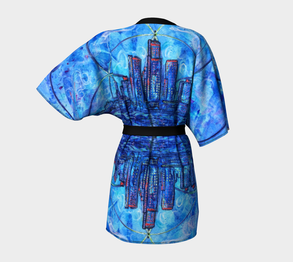 "Prosperity Abounds From Within" Kimono