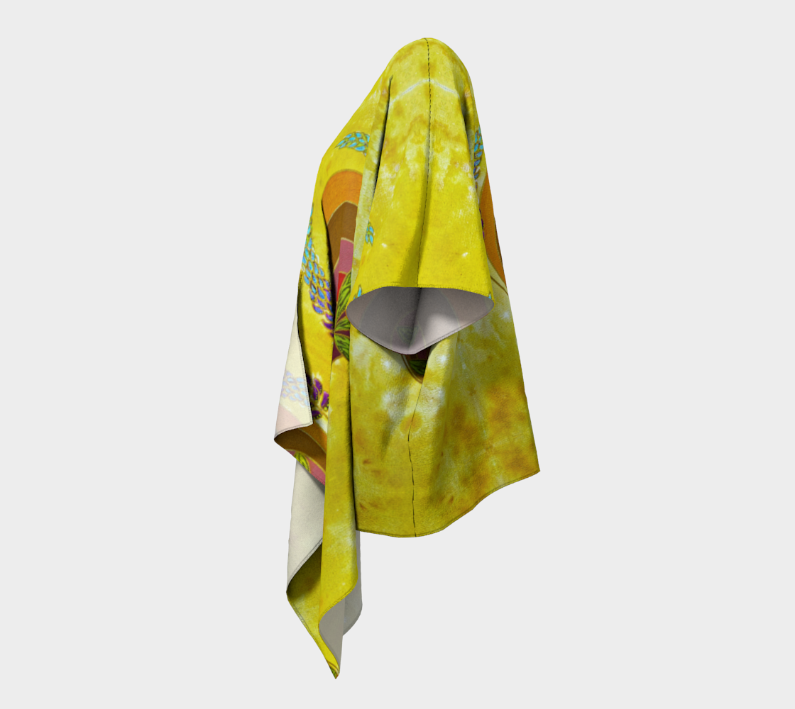 "Lupini" Drape Kimono