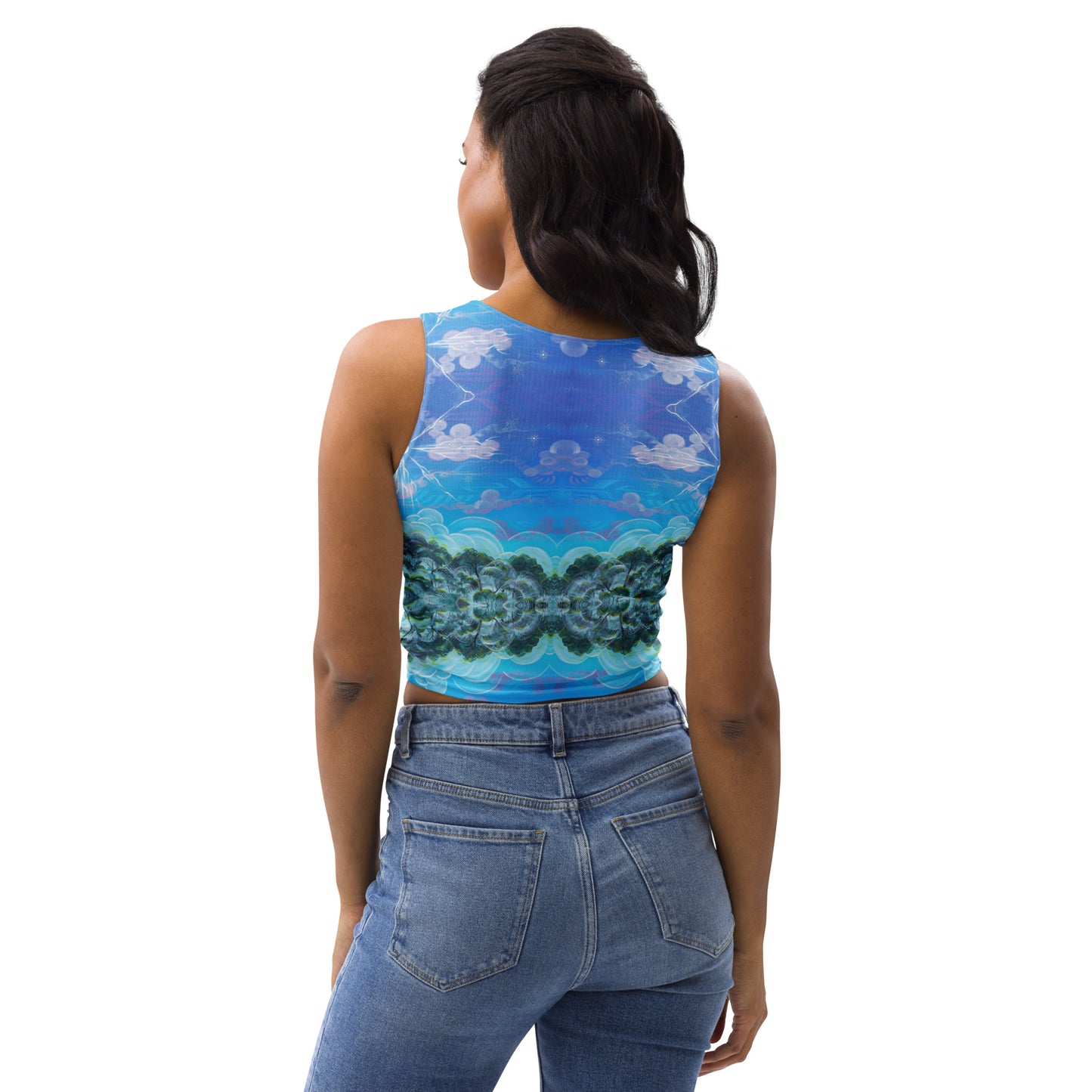 "Santa Lucia" Crop Tank