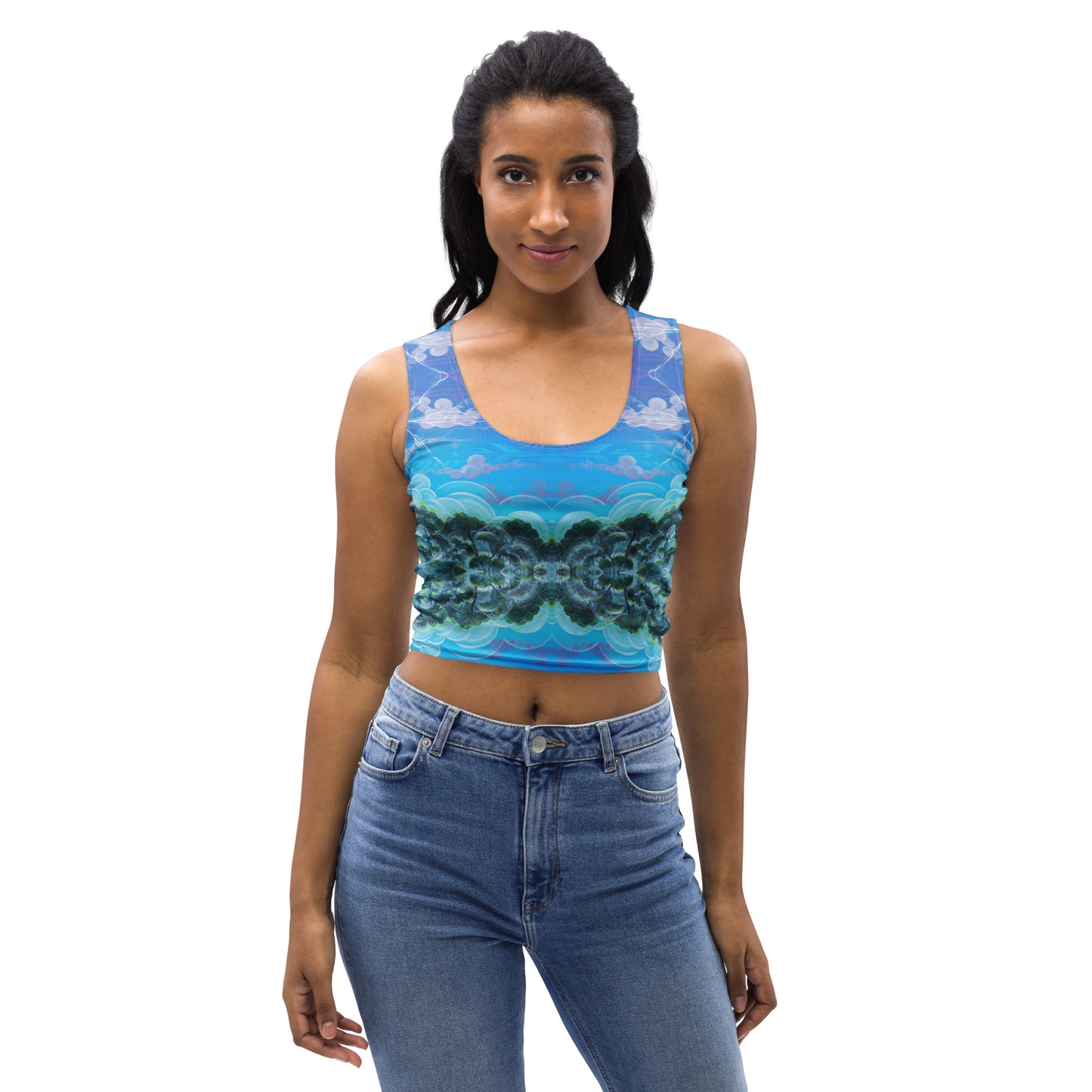 "Santa Lucia" Crop Tank
