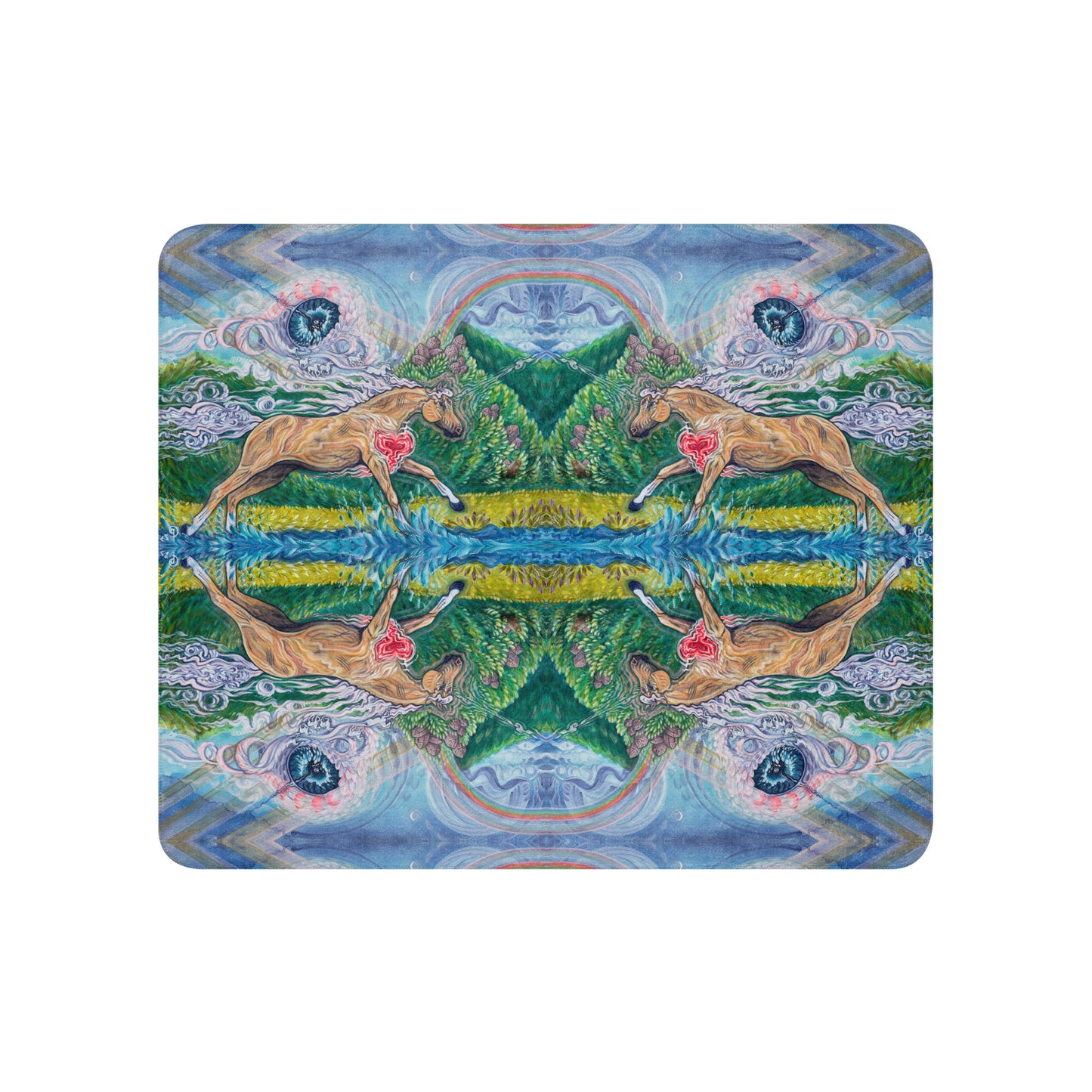 "Freedom To Feel" Sherpa blanket