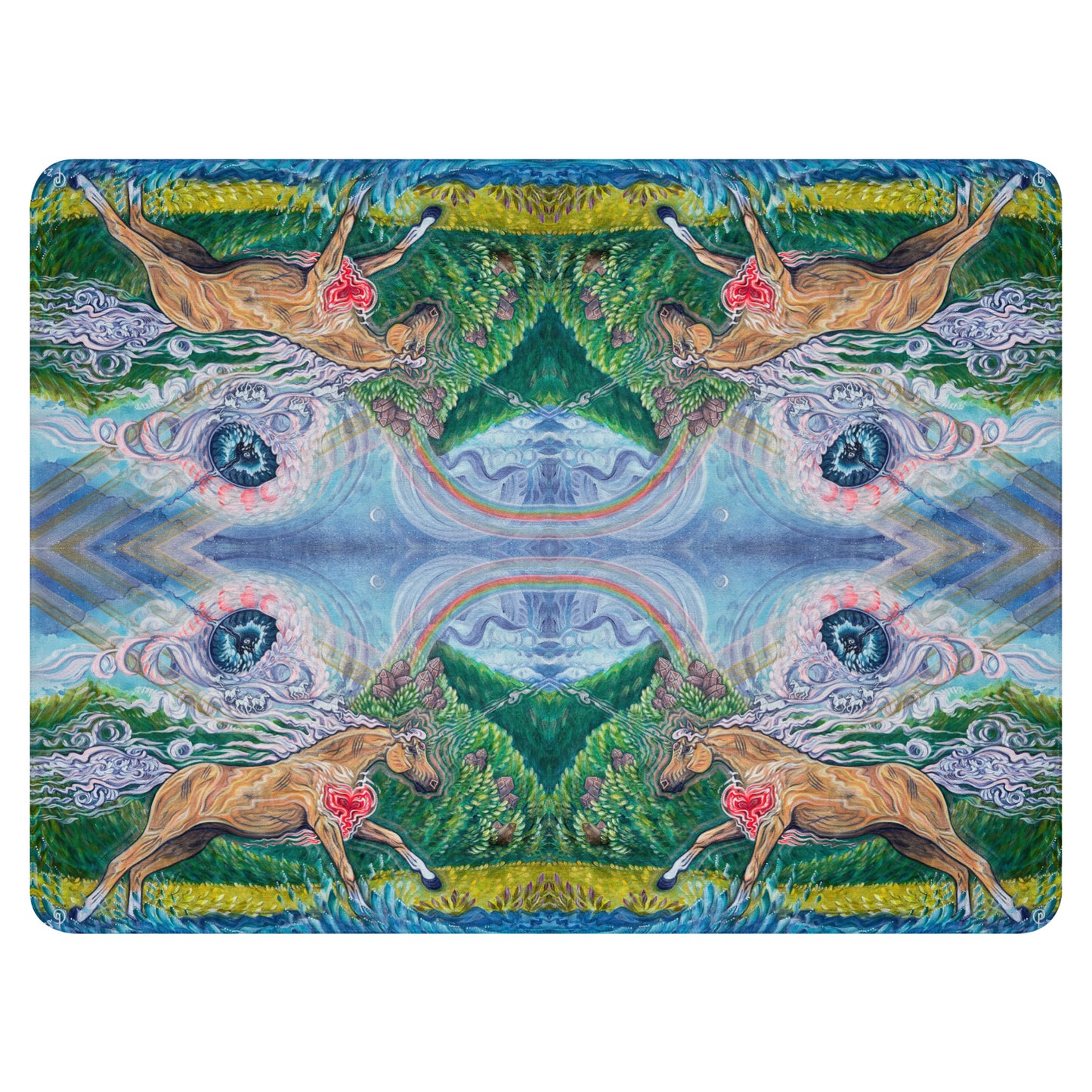 "Freedom To Feel" Sherpa blanket
