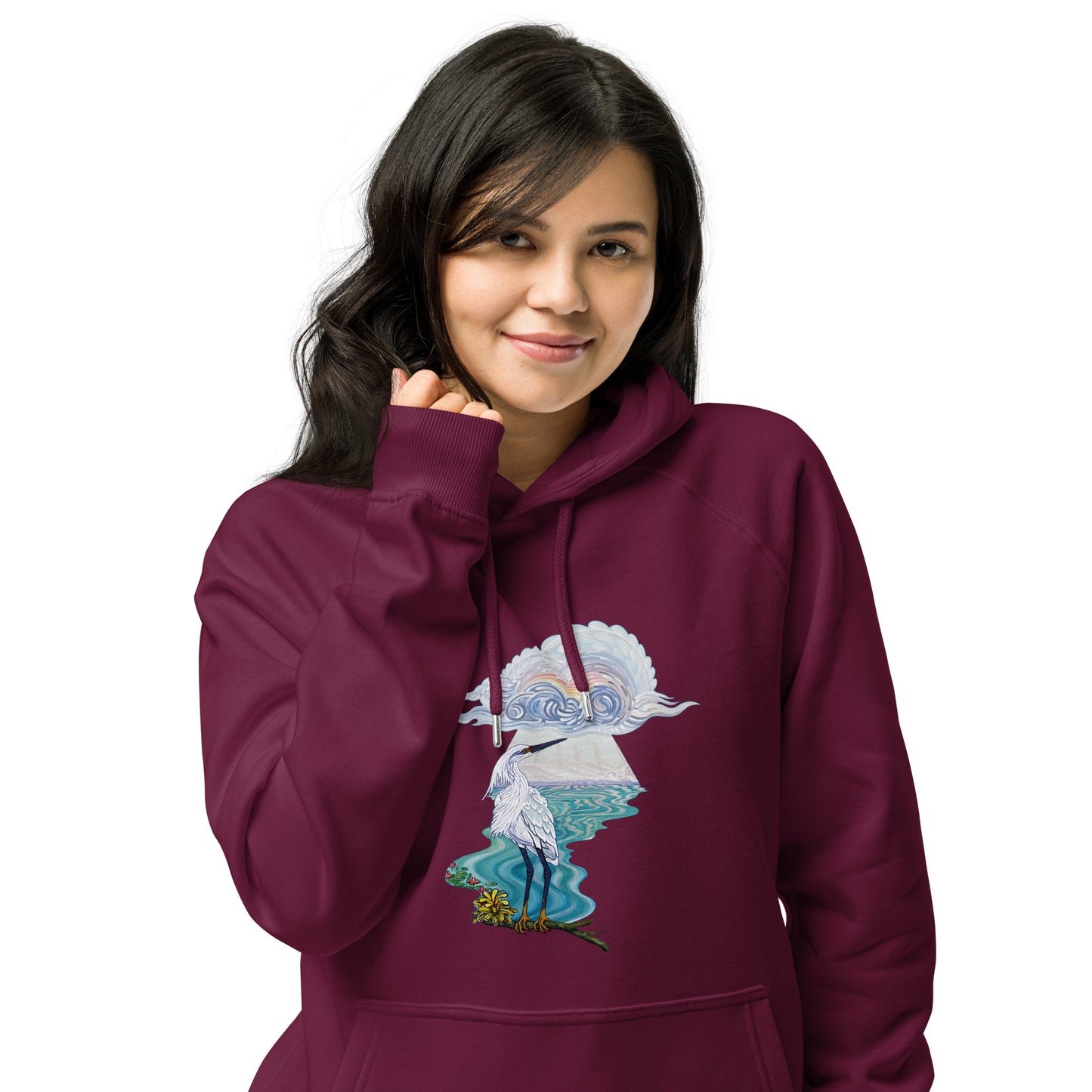 "Conception" Eco Raglan Hoodie