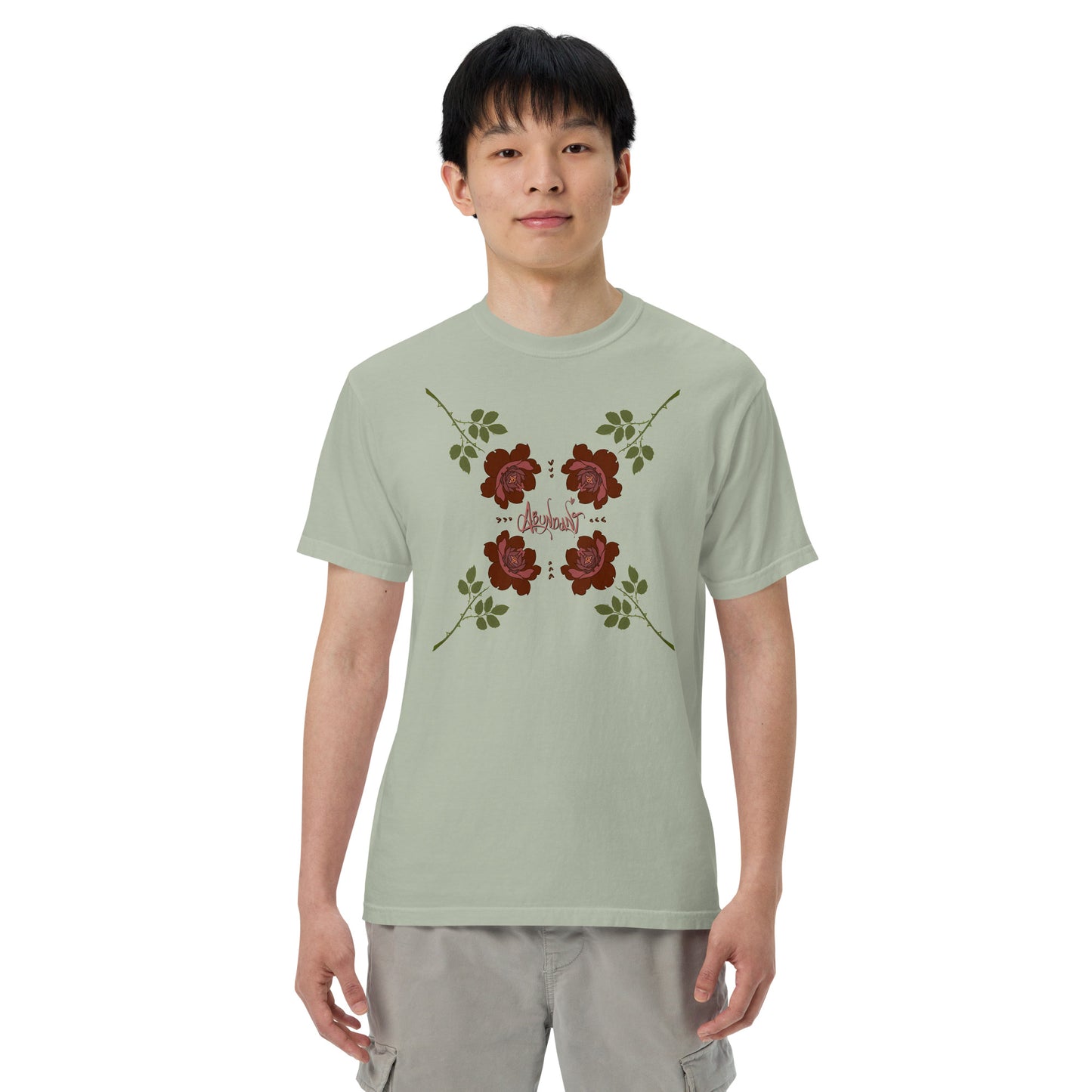 "Abundant Roses" Cotton T-shirt