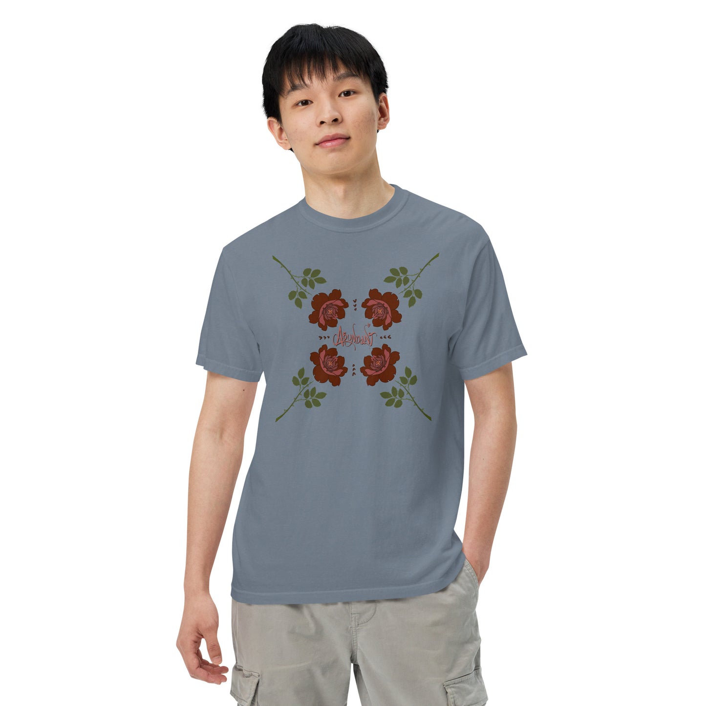 "Abundant Roses" Cotton T-shirt