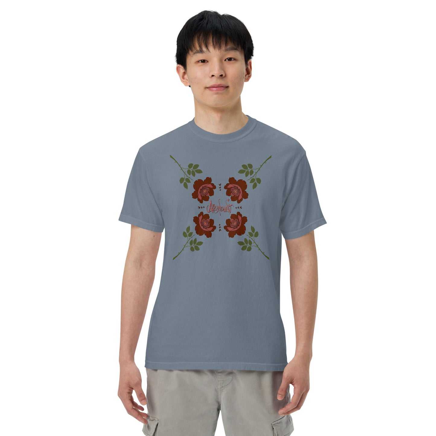 "Abundant Roses" Cotton T-shirt