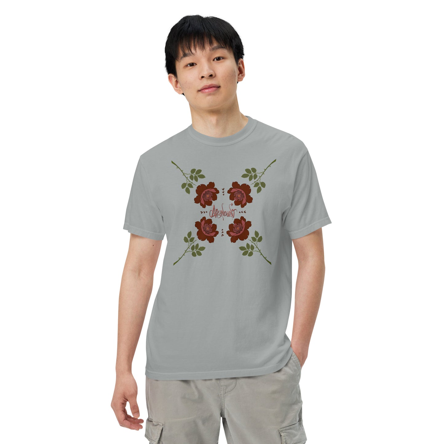 "Abundant Roses" Cotton T-shirt