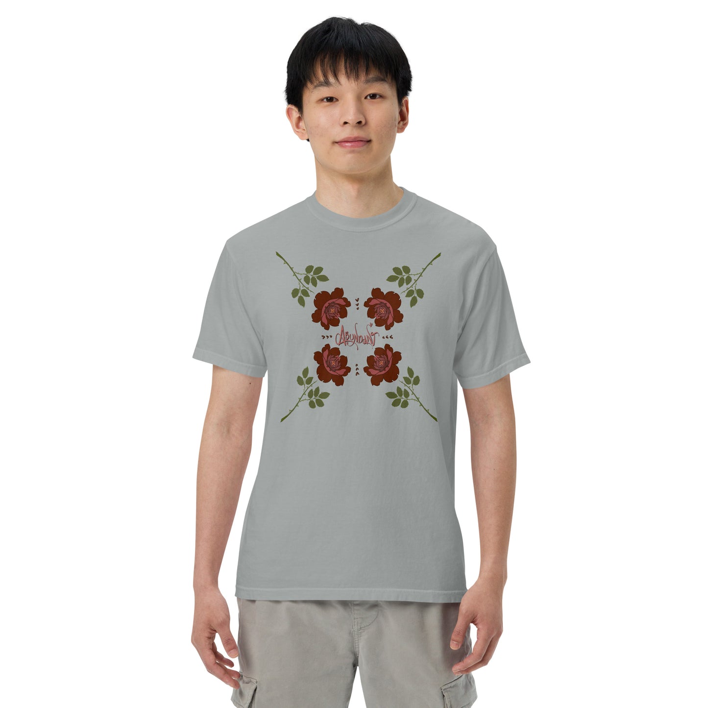 "Abundant Roses" Cotton T-shirt