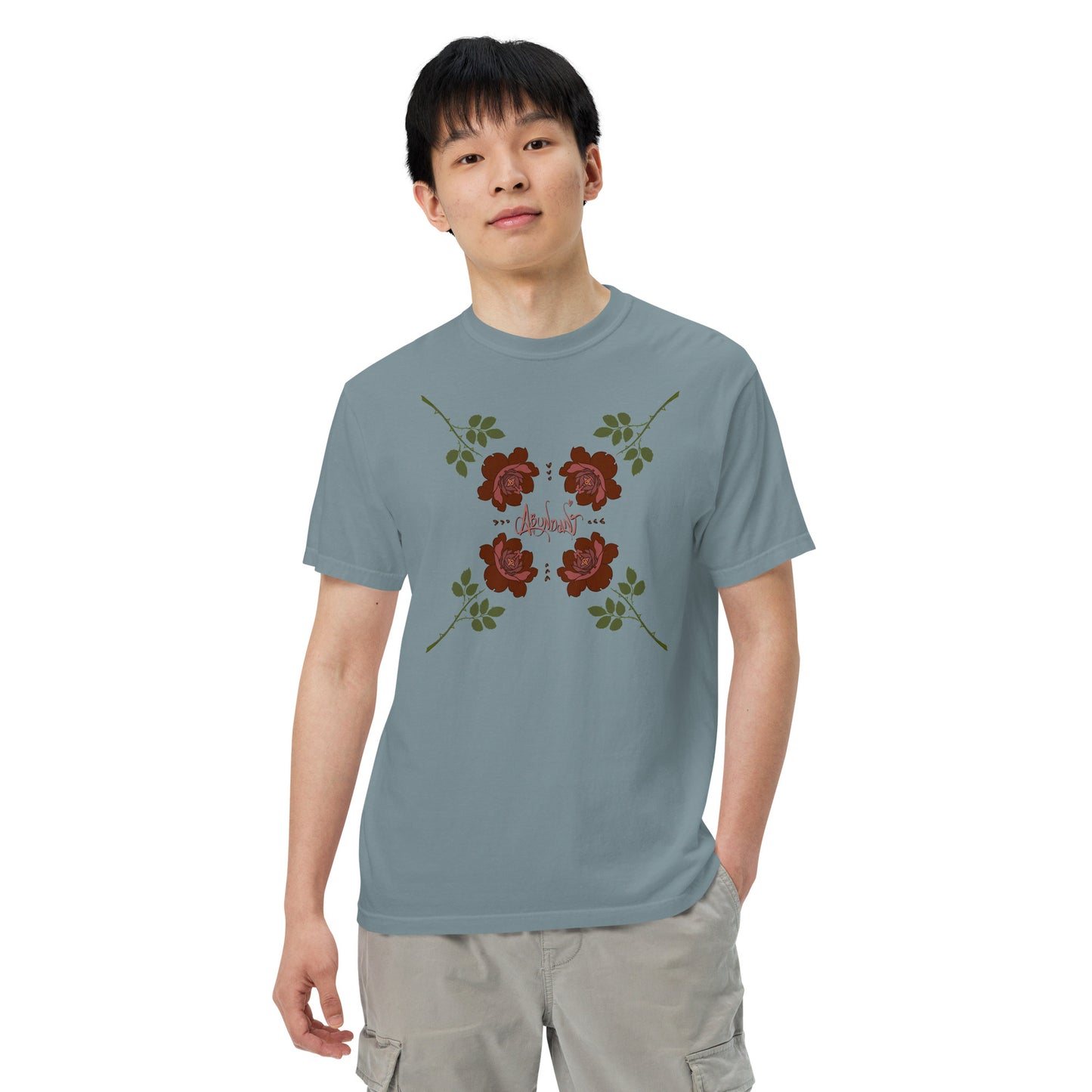 "Abundant Roses" Cotton T-shirt