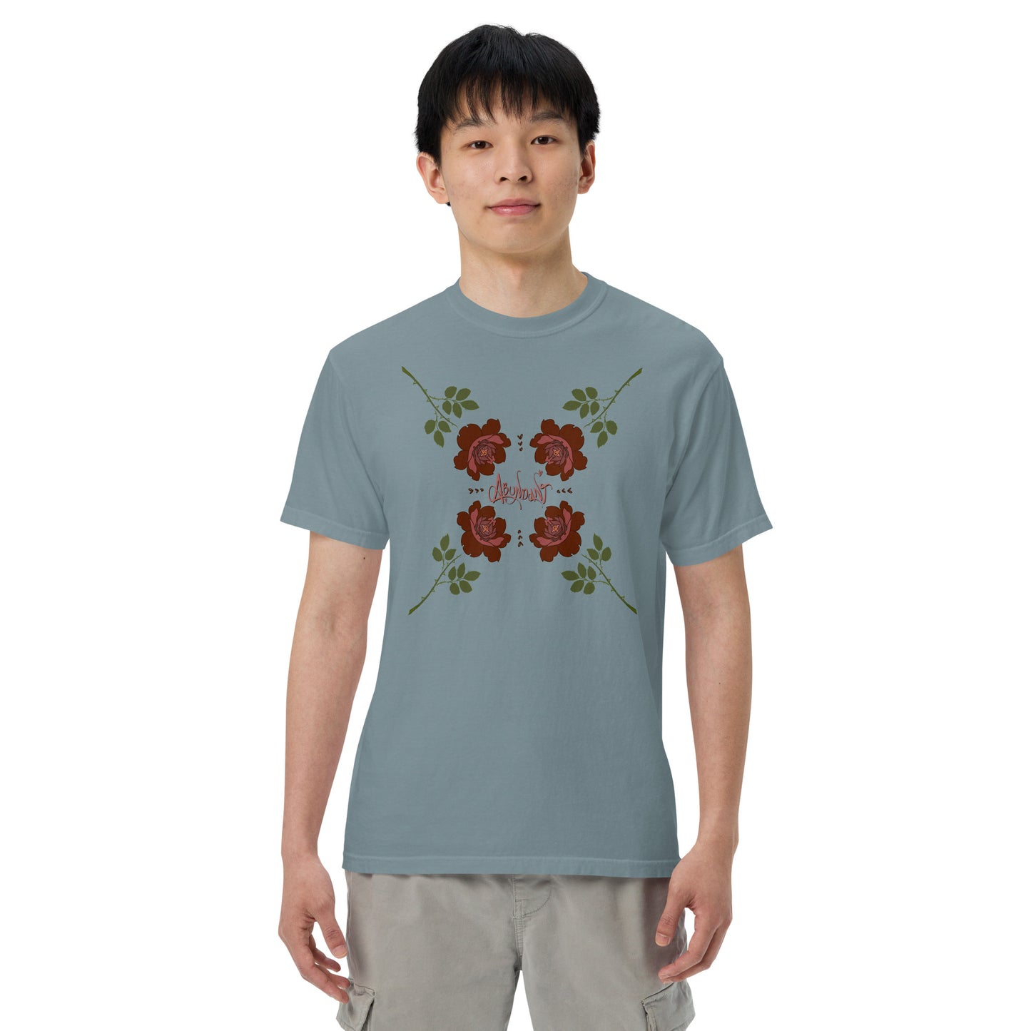 "Abundant Roses" Cotton T-shirt
