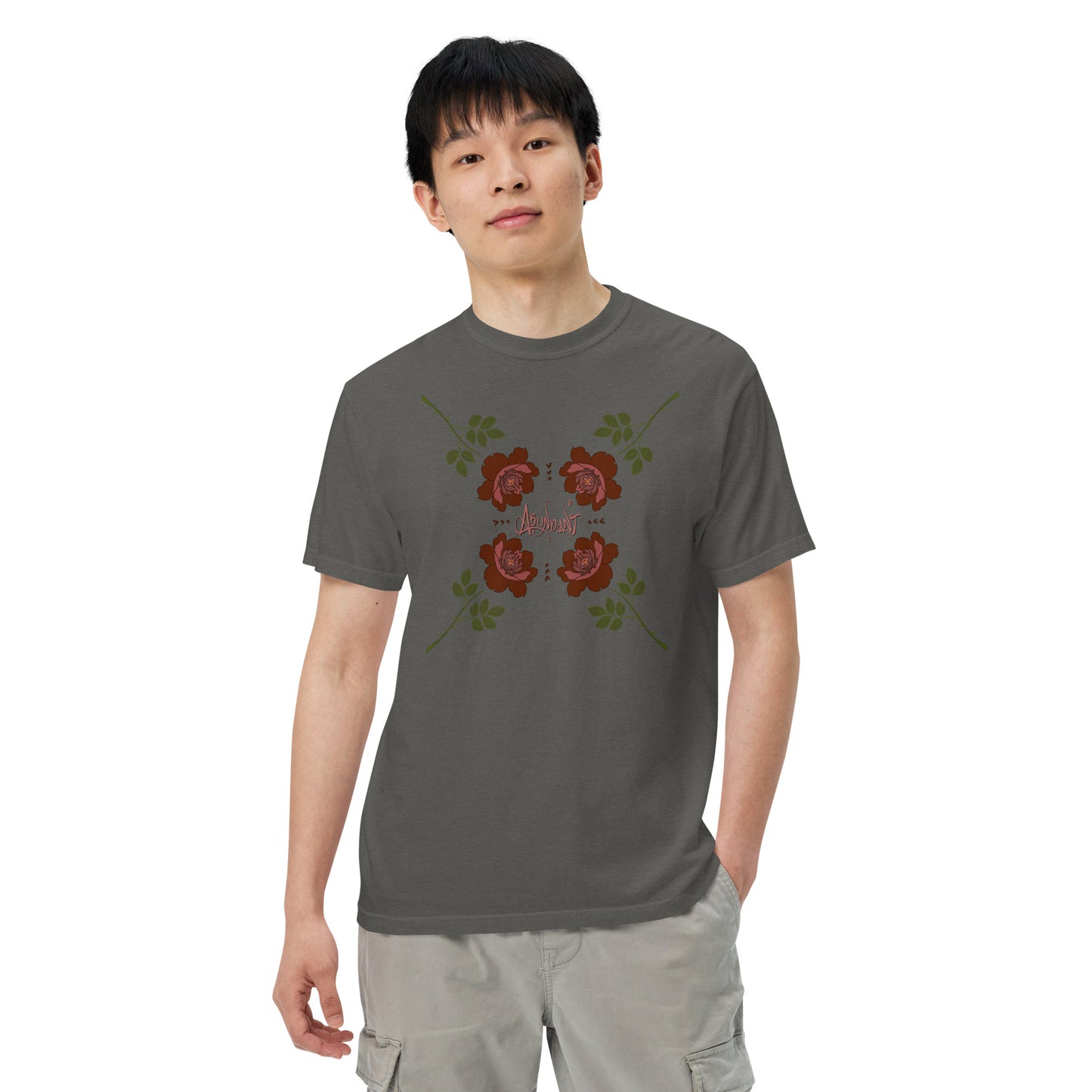 "Abundant Roses" Cotton T-shirt