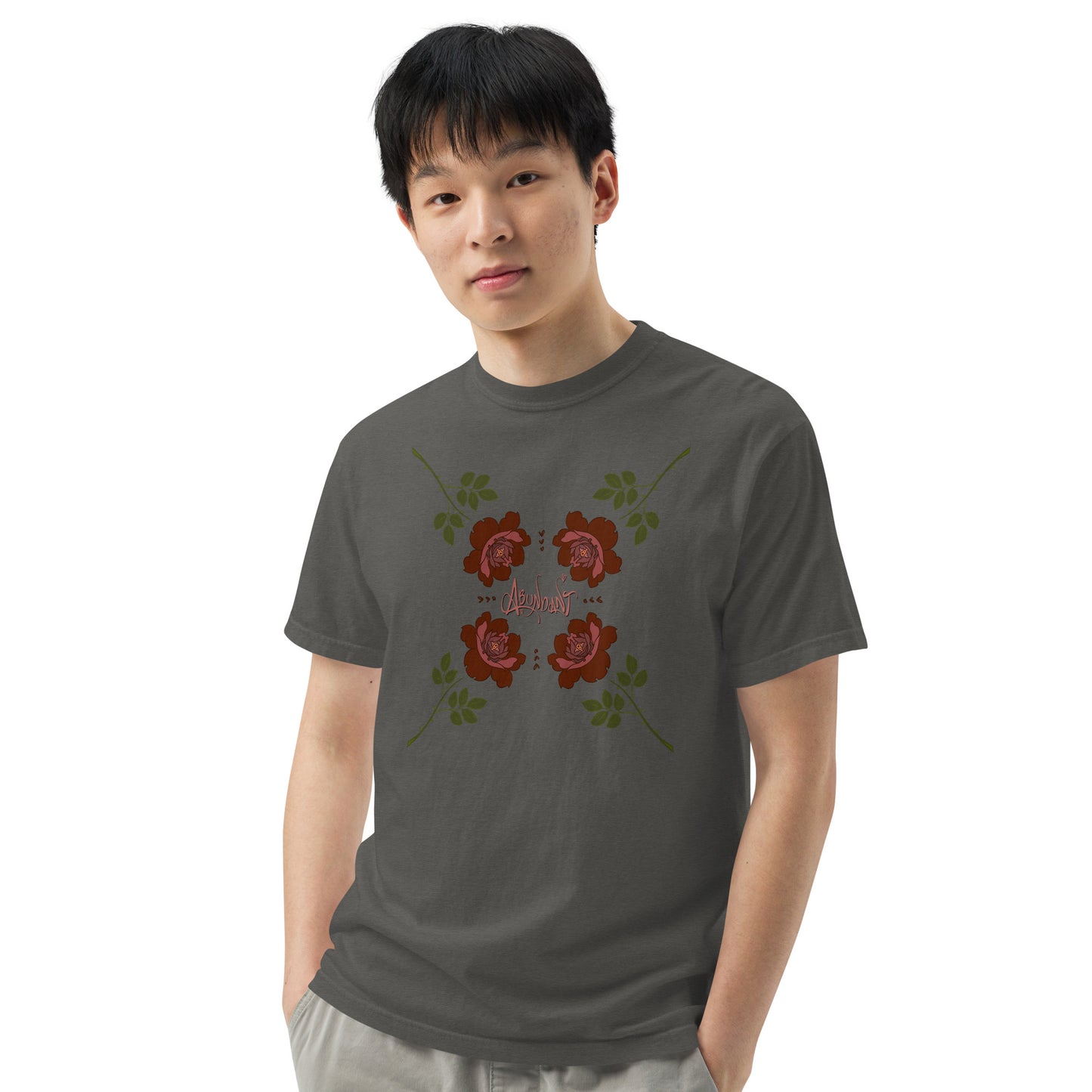 "Abundant Roses" Cotton T-shirt