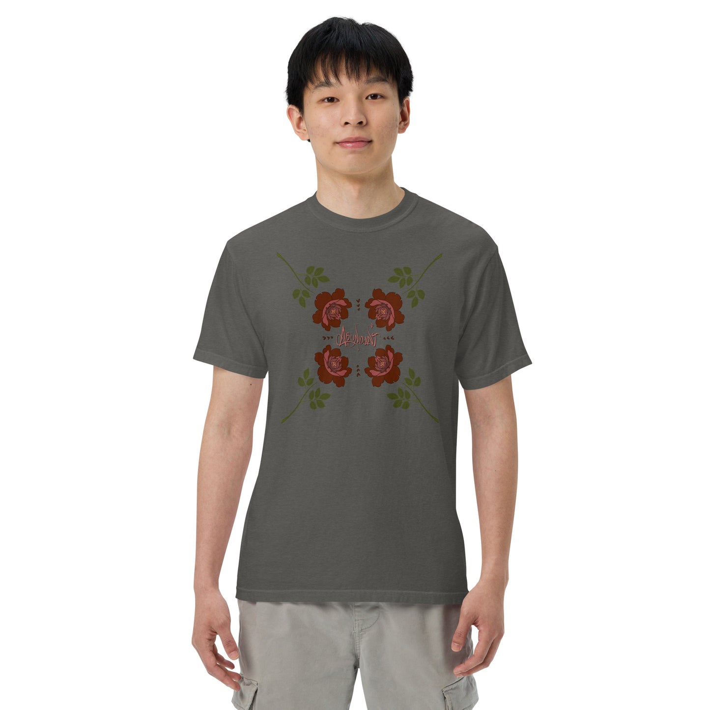 "Abundant Roses" Cotton T-shirt
