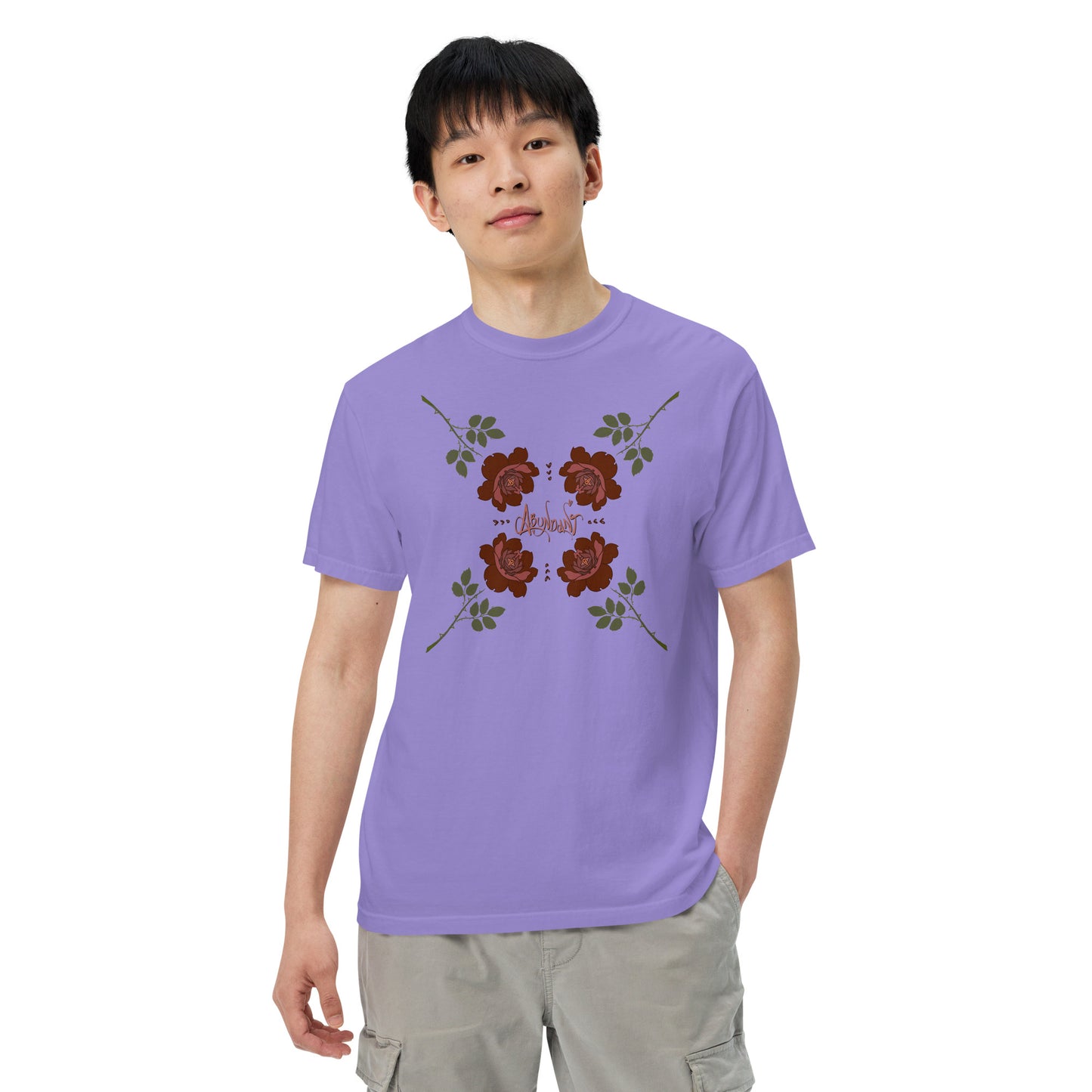 "Abundant Roses" Cotton T-shirt