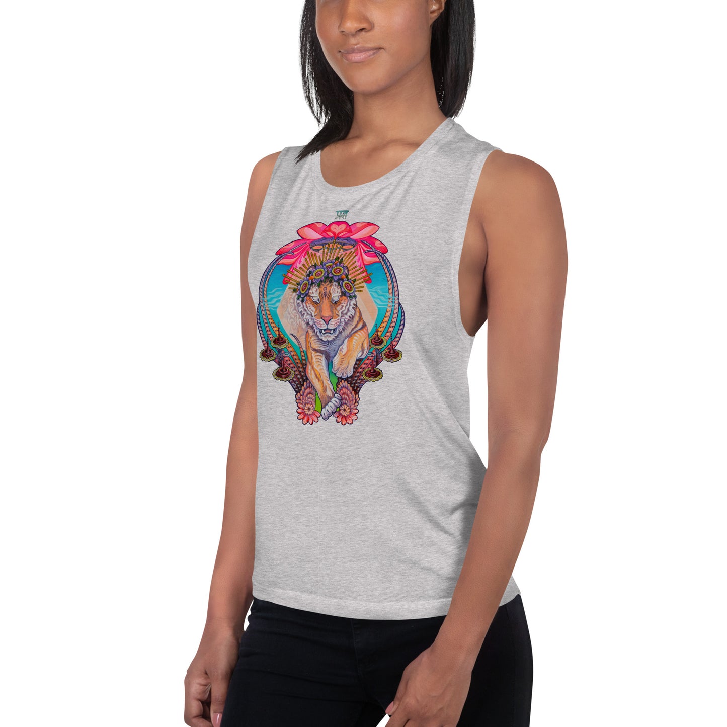 "Tiger Portal" Muscle Tank