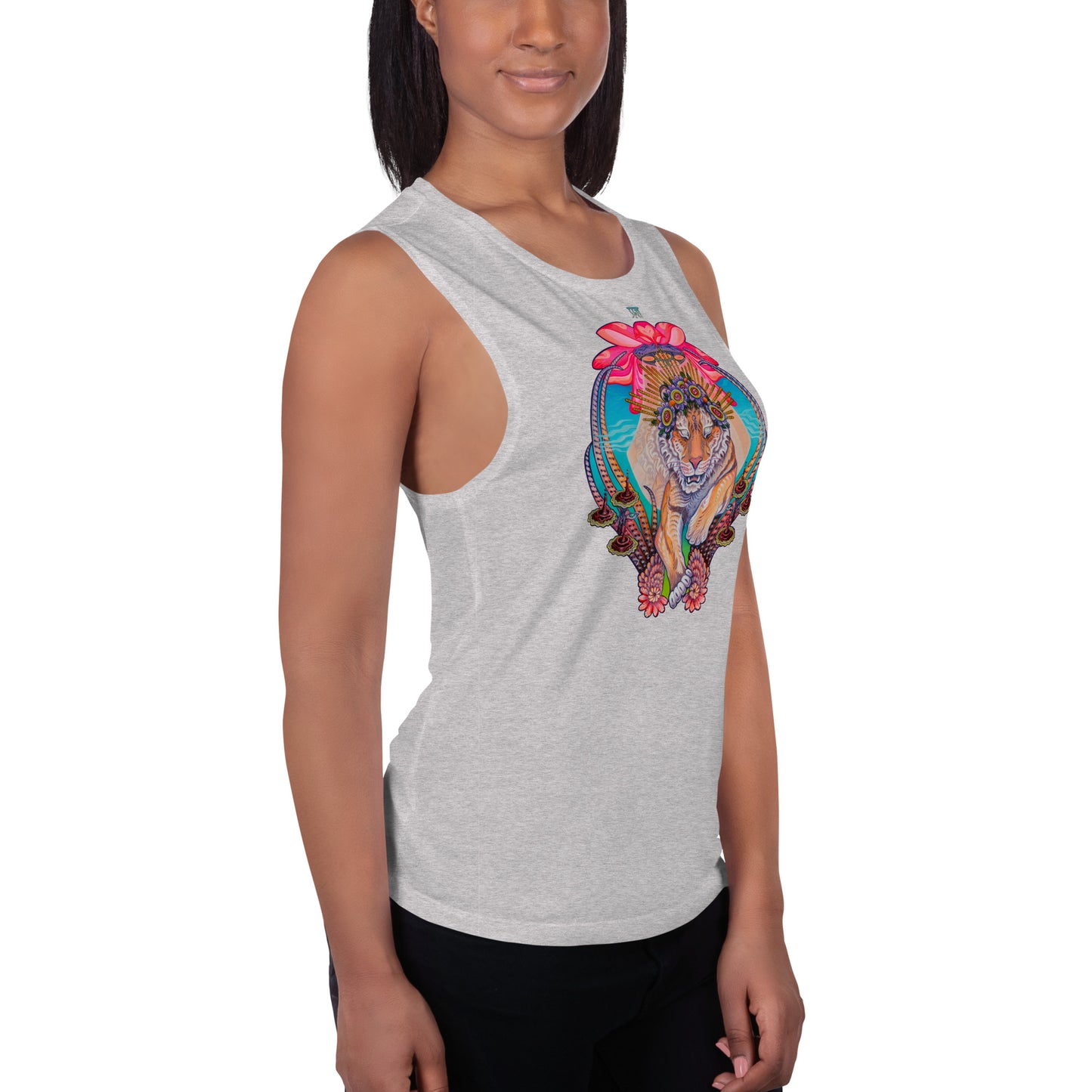 "Tiger Portal" Muscle Tank