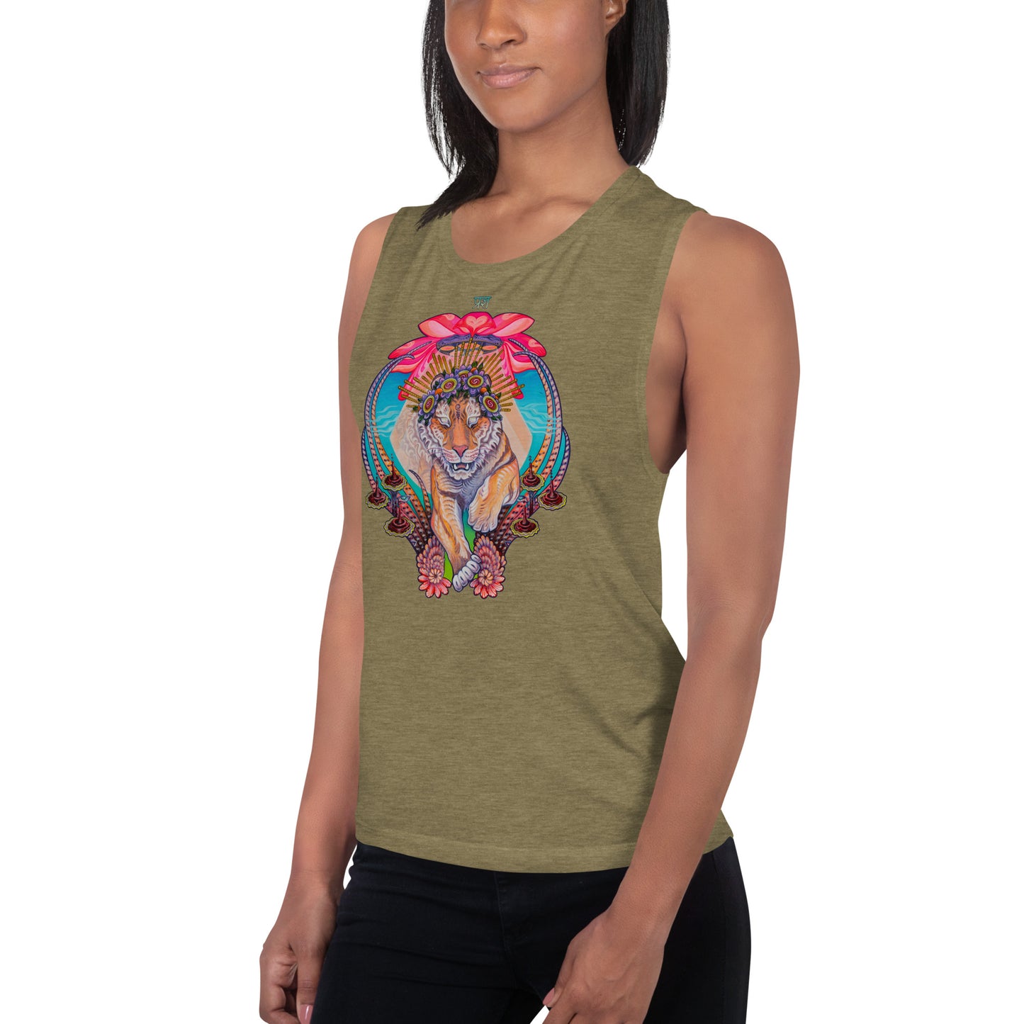 "Tiger Portal" Muscle Tank