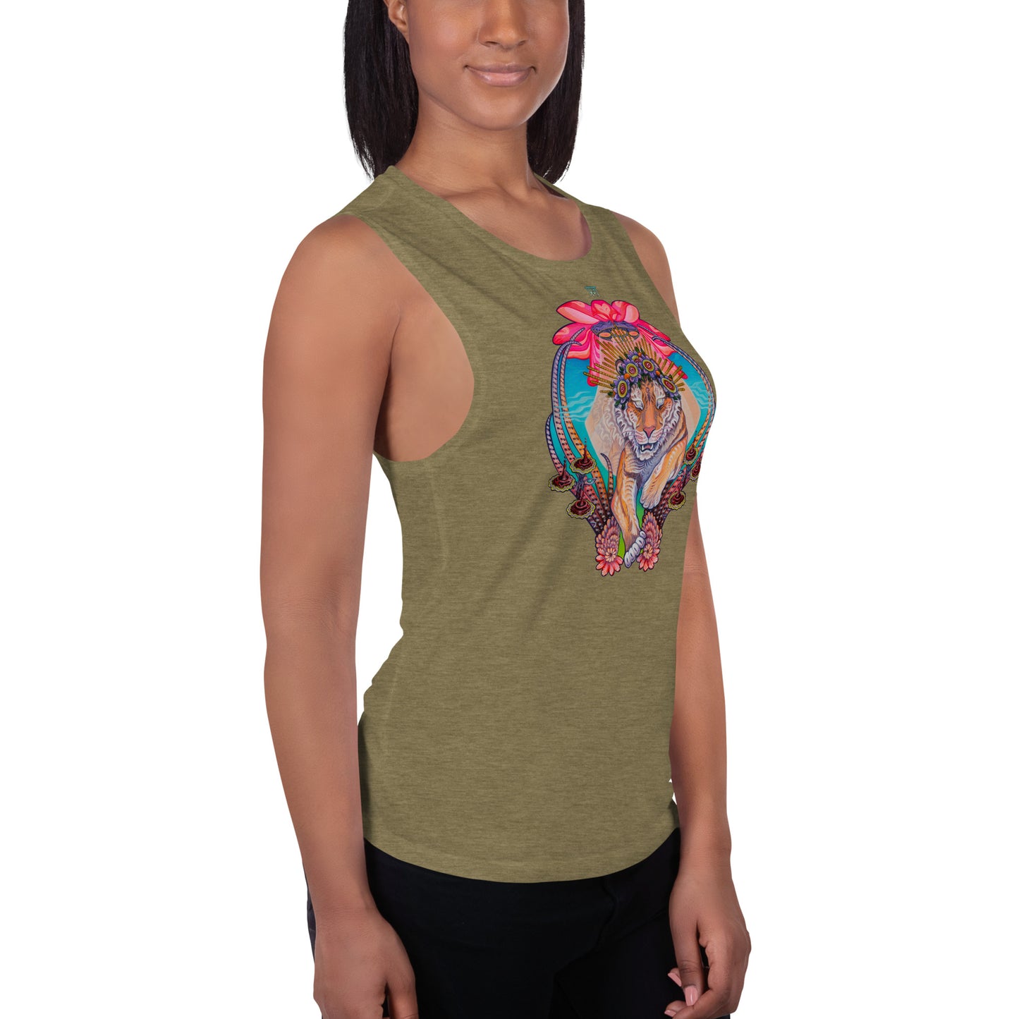 "Tiger Portal" Muscle Tank