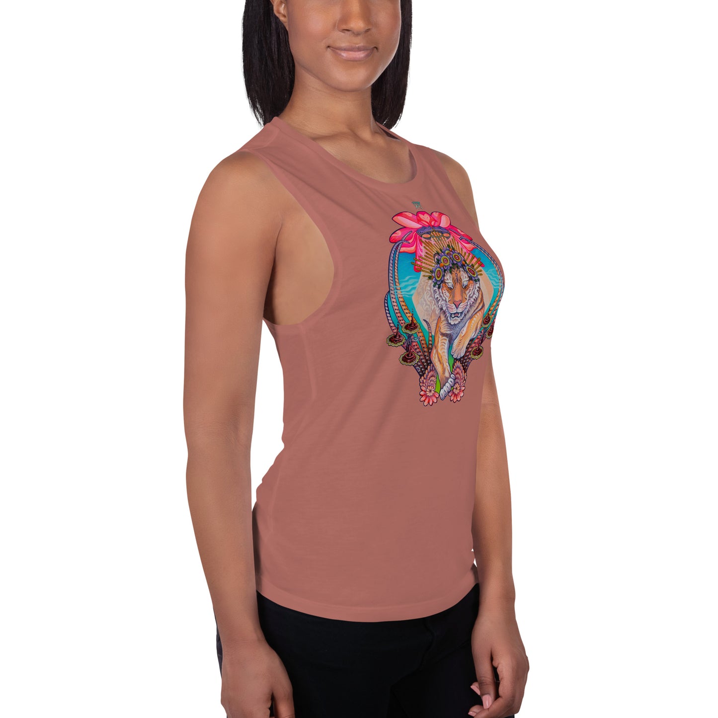 "Tiger Portal" Muscle Tank