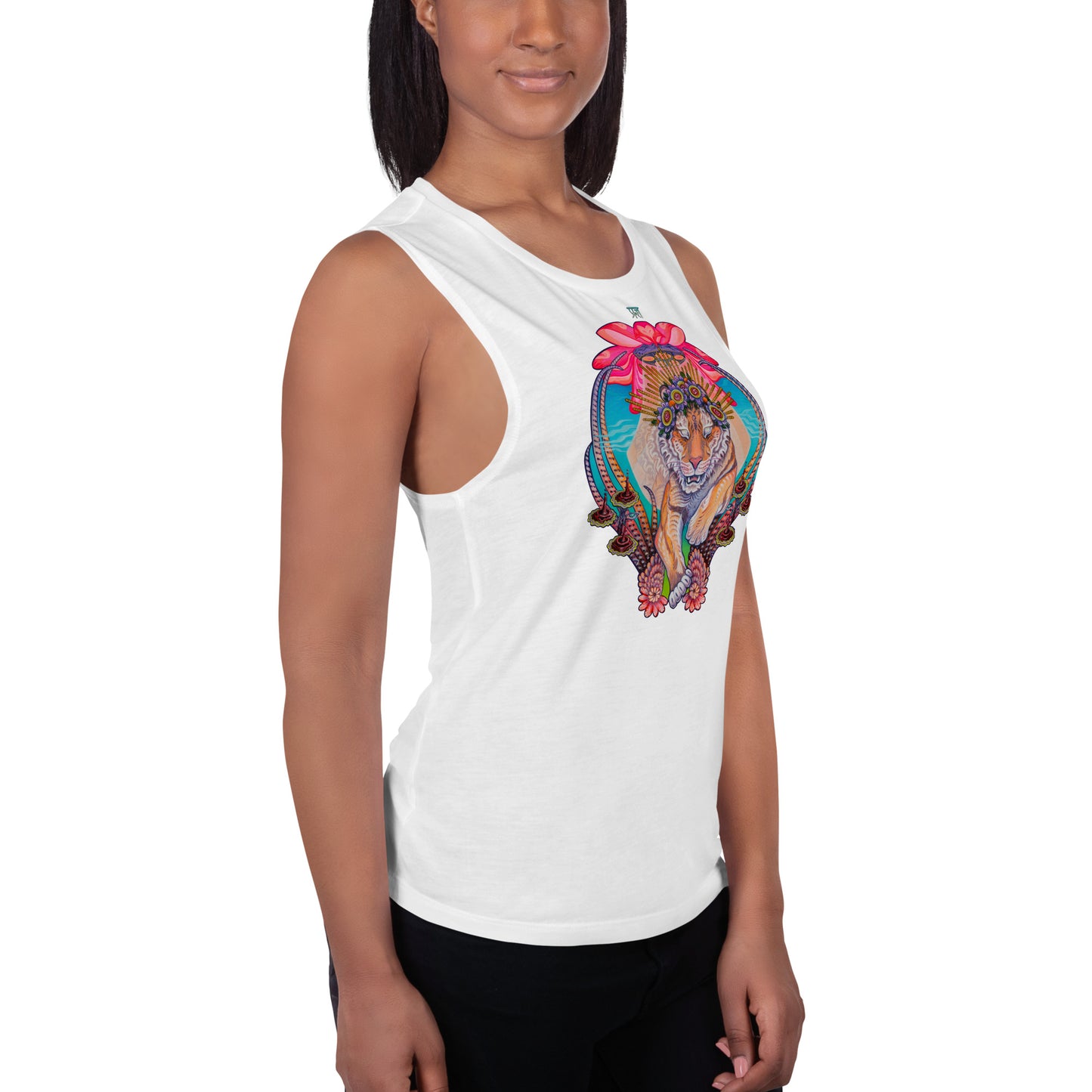 "Tiger Portal" Muscle Tank