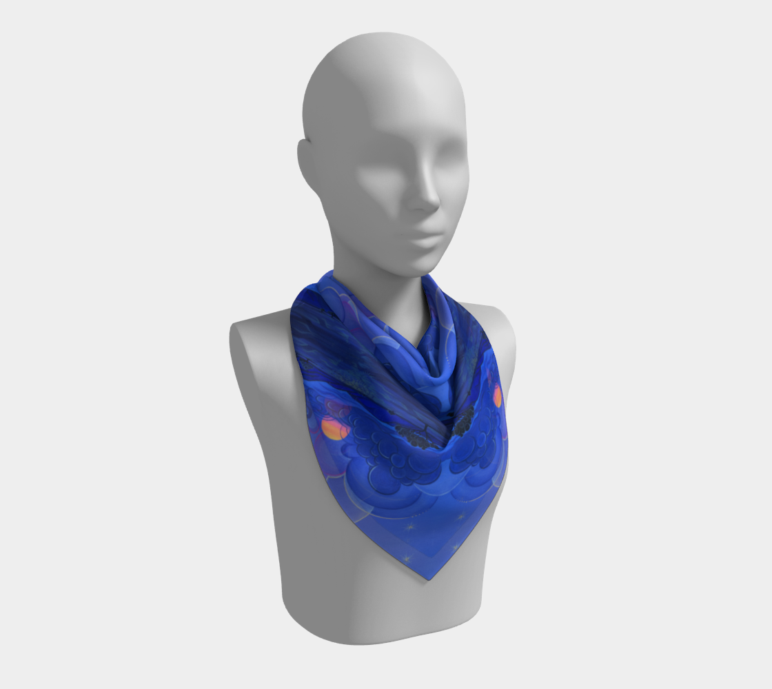 "Ngorongoro Crater" Square Scarf