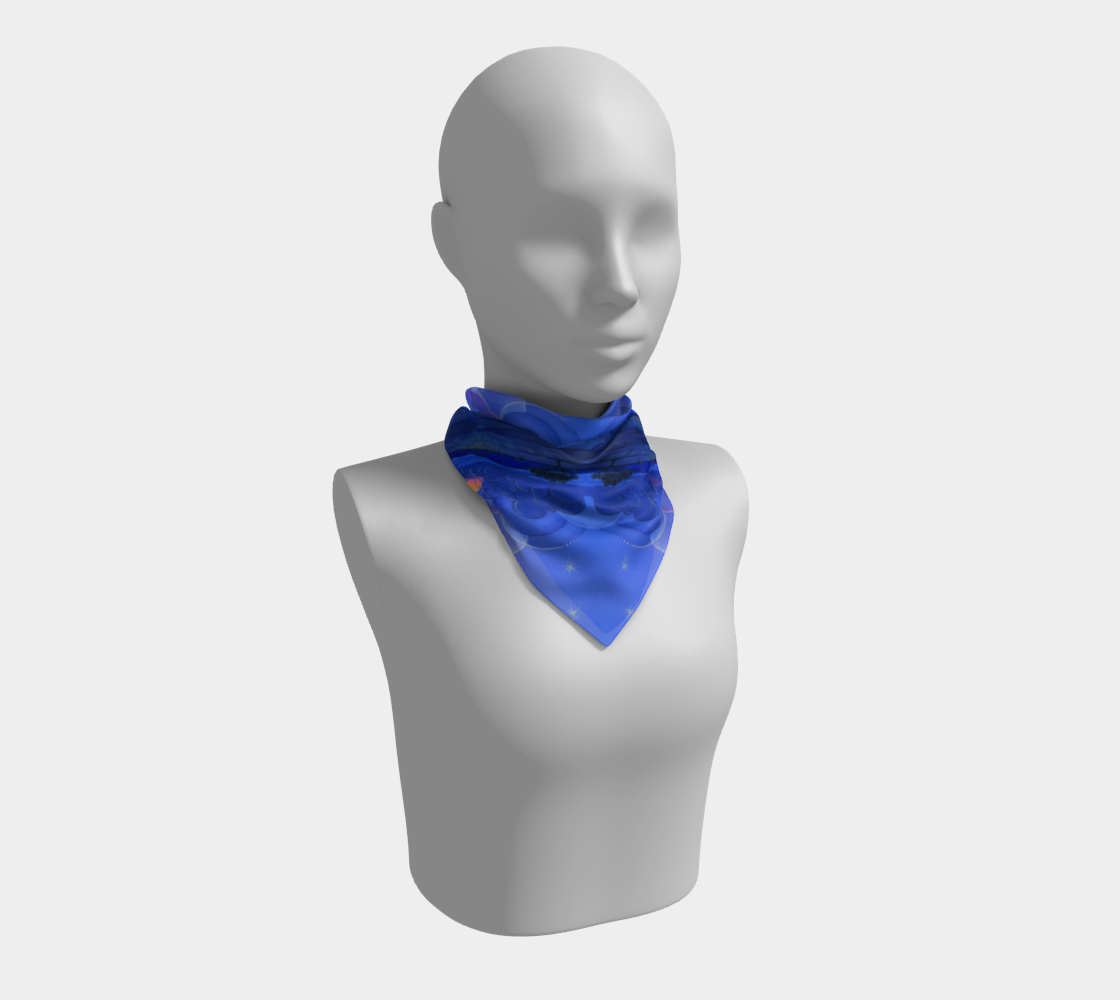 "Ngorongoro Crater" Square Scarf