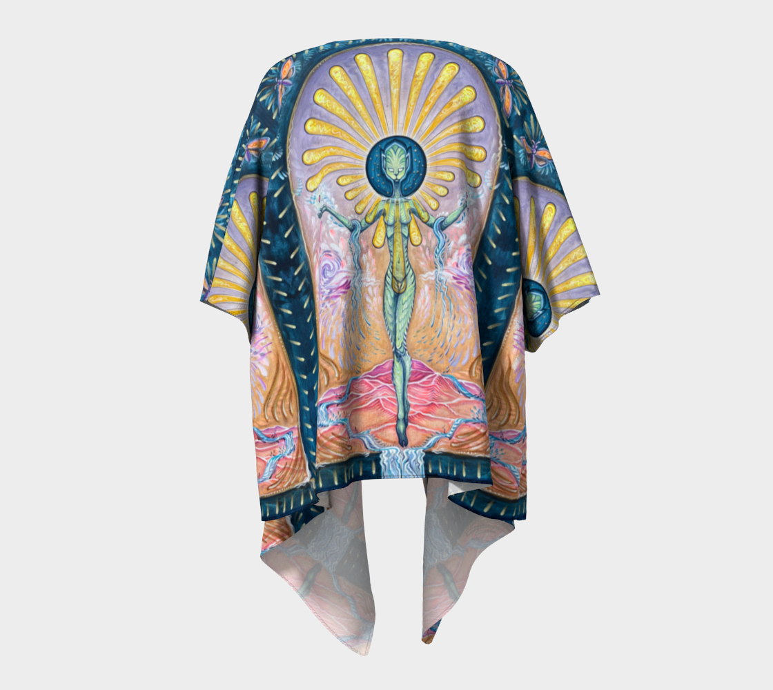 "Cosmic Mother" Drape Kimono