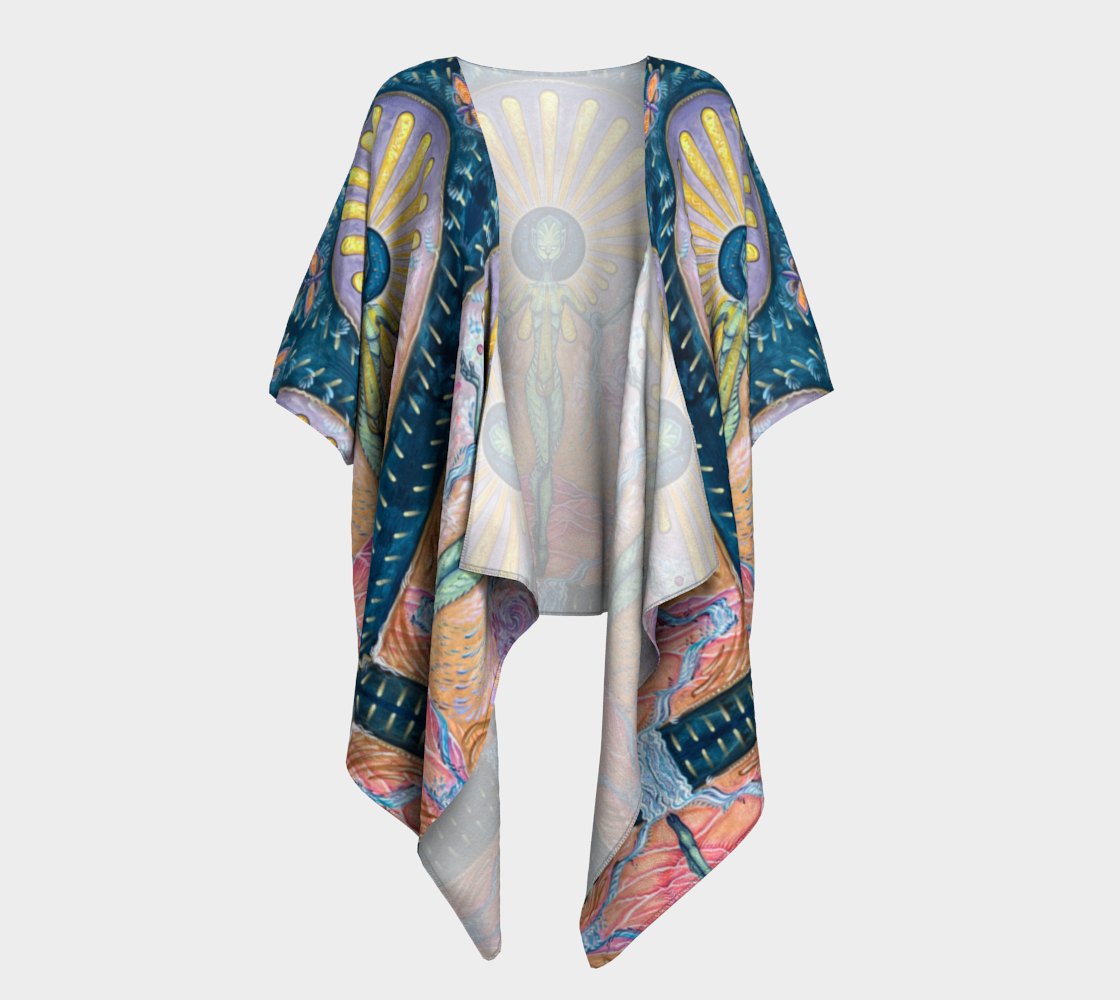 "Cosmic Mother" Drape Kimono