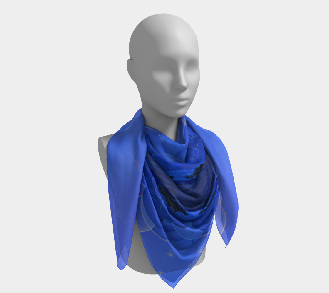 "Ngorongoro Crater" Square Scarf
