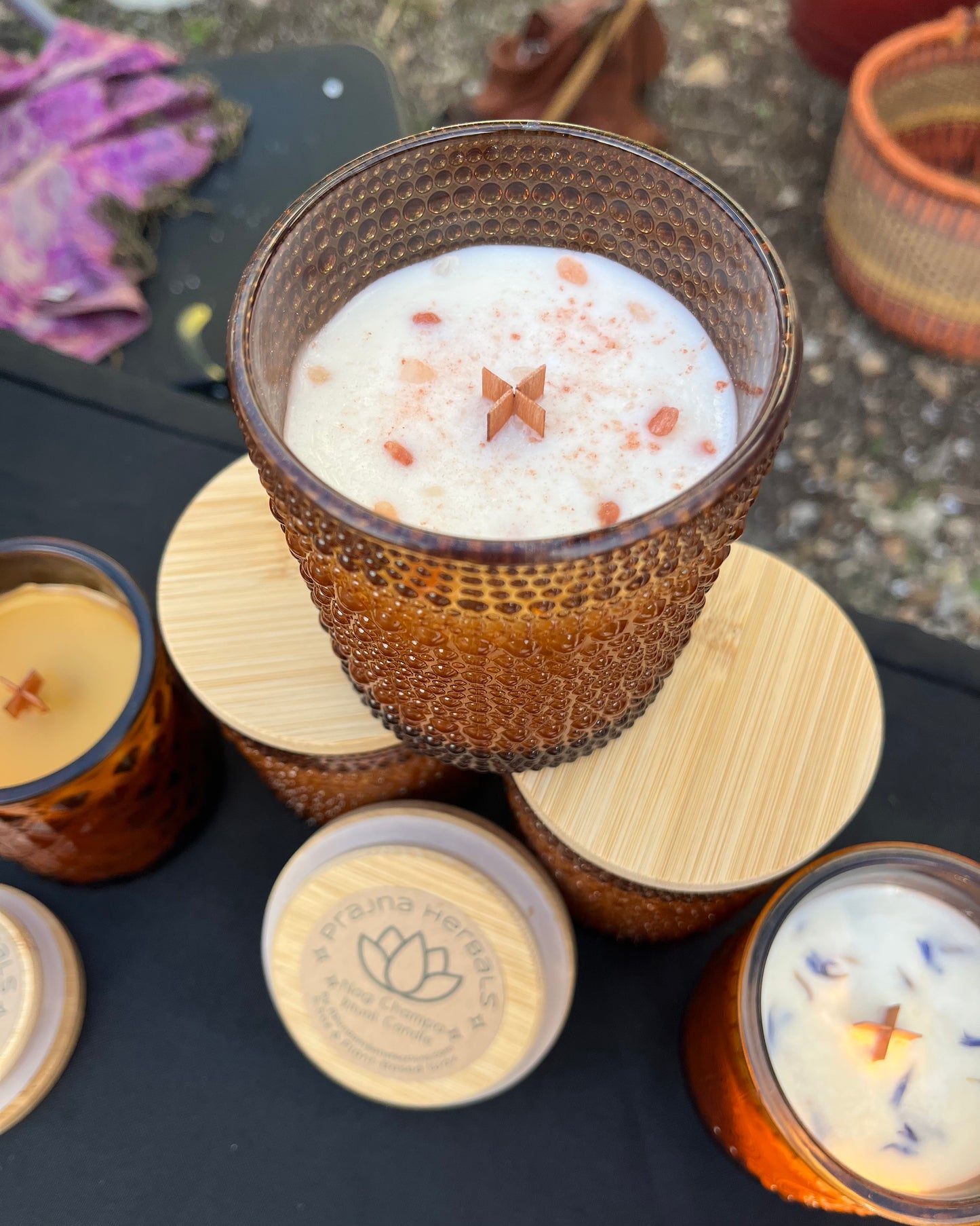 Prajna Ritual Candle ⟡ Plant-Based Wax & Essential Oils