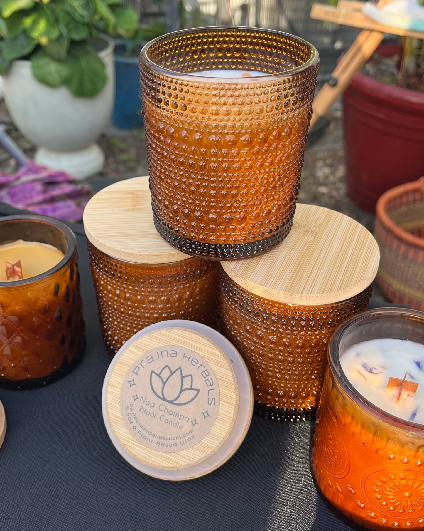 Prajna Ritual Candle ⟡ Plant-Based Wax & Essential Oils