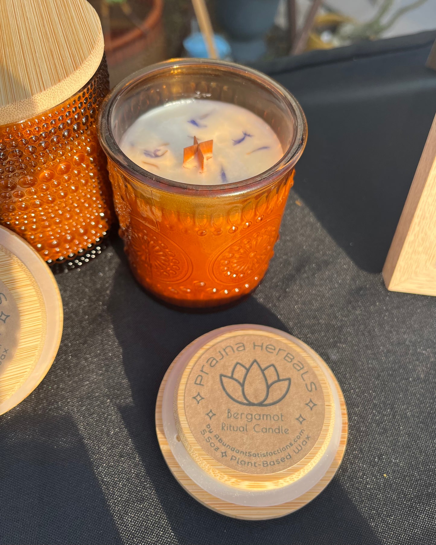 Prajna Ritual Candle ⟡ Plant-Based Wax & Essential Oils