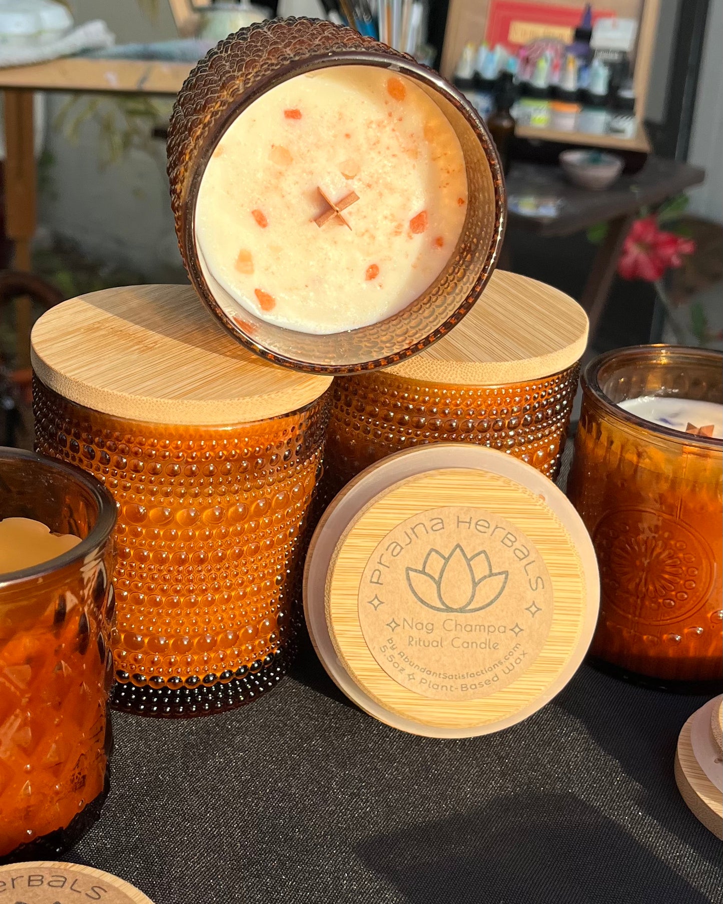 Prajna Ritual Candle ⟡ Plant-Based Wax & Essential Oils