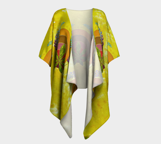 "Lupini" Drape Kimono