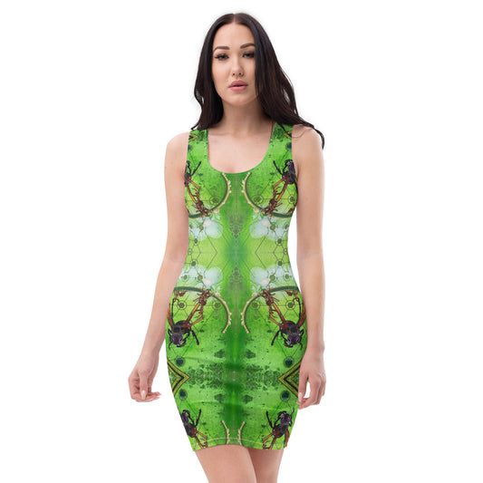 "Vespoidea" Fitted Dress