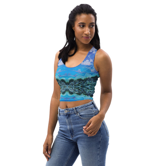 "Santa Lucia" Crop Tank