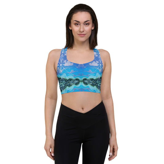 "Santa Lucia" Crop Racerback