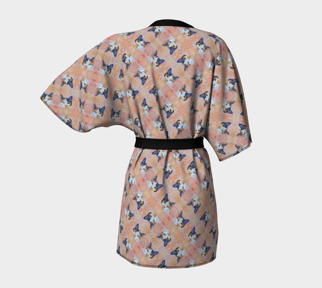"Cosmic Kitty" Kimono