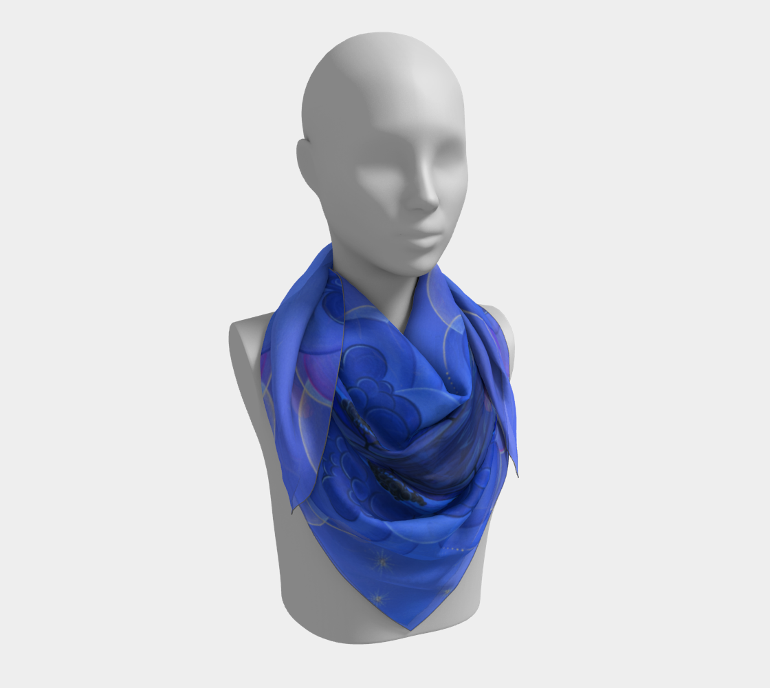 "Ngorongoro Crater" Square Scarf