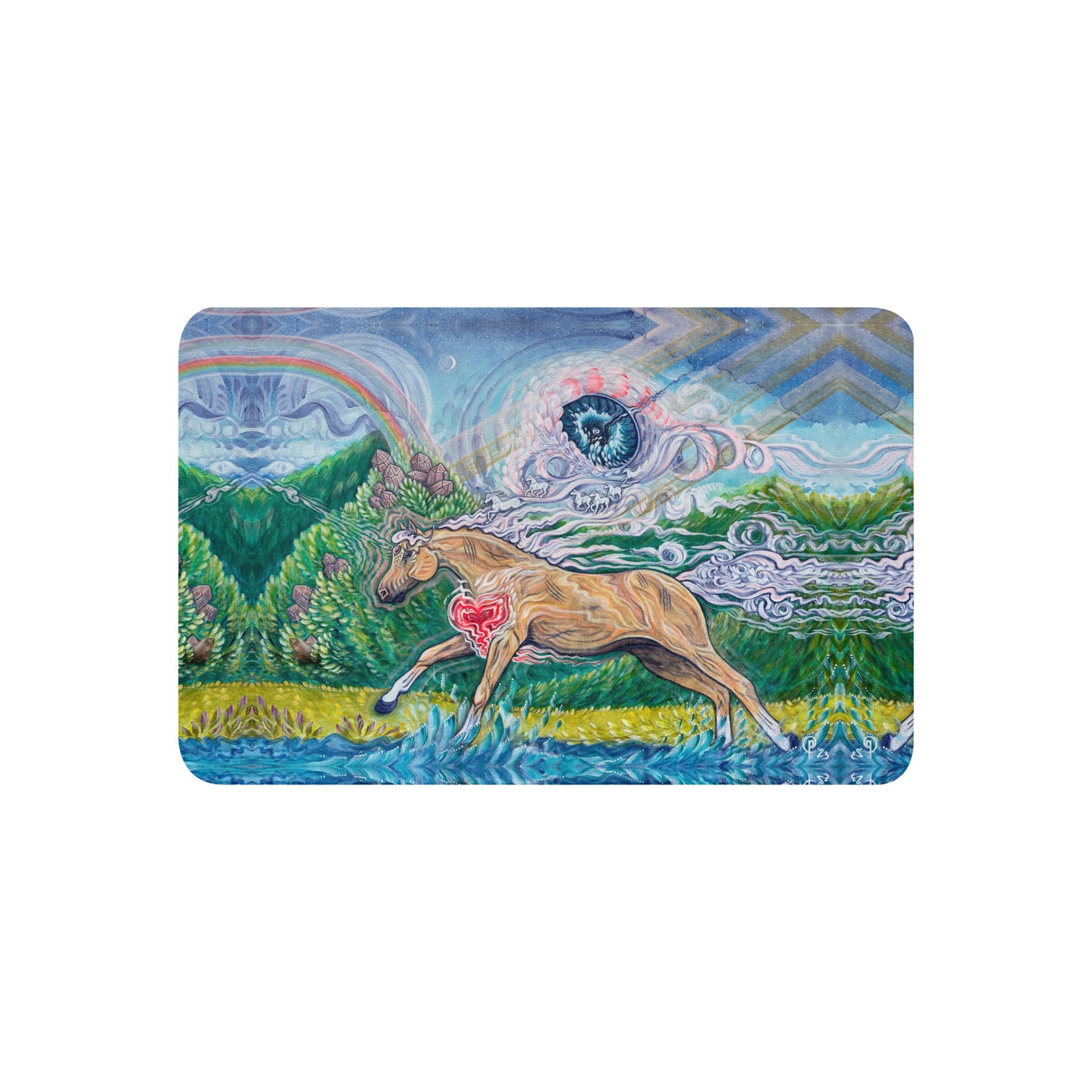 "Freedom To Feel" Sherpa blanket