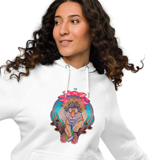 "Tiger Portal" Eco Raglan Hoodie