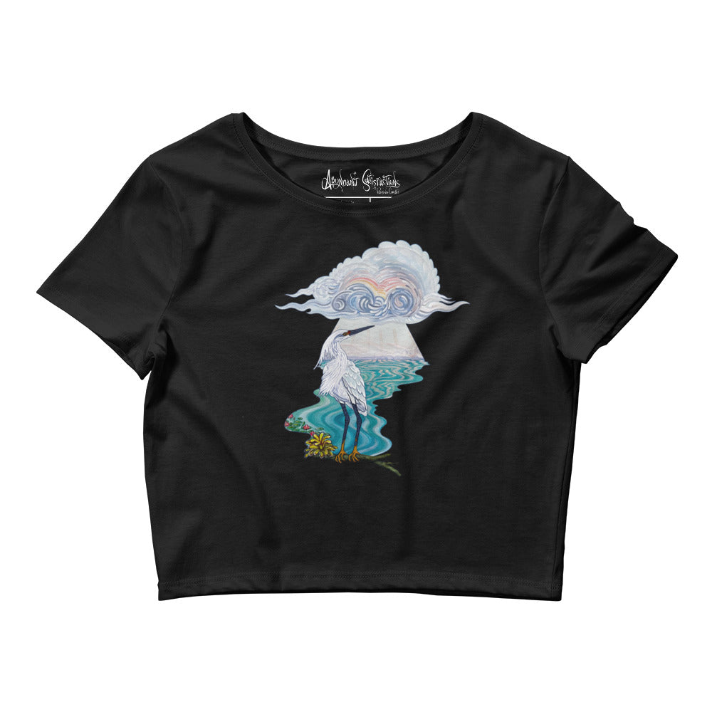"Conception" Crop Tee