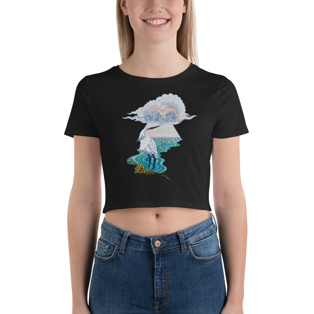 "Conception" Crop Tee