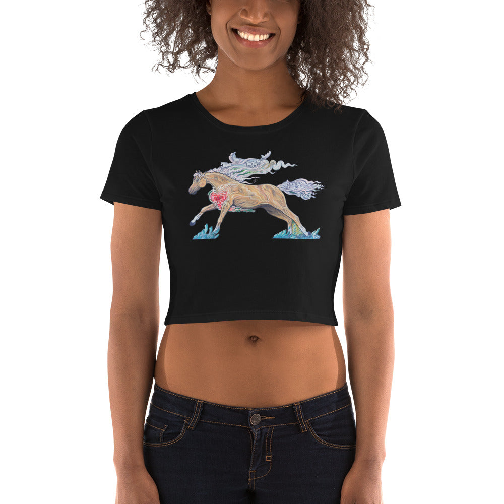 "Freedom To Feel" Crop Tee