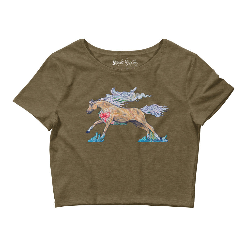 "Freedom To Feel" Crop Tee