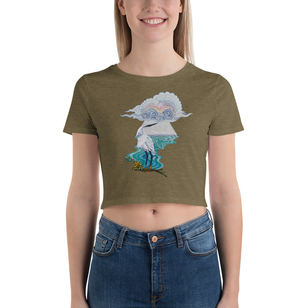 "Conception" Crop Tee