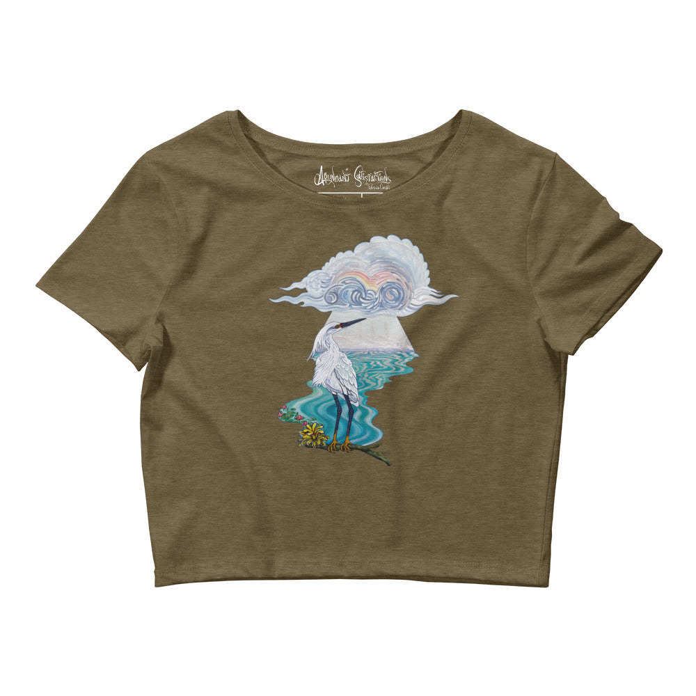"Conception" Crop Tee