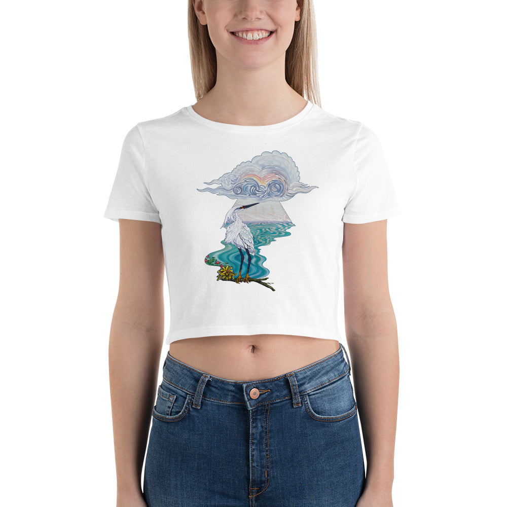"Conception" Crop Tee