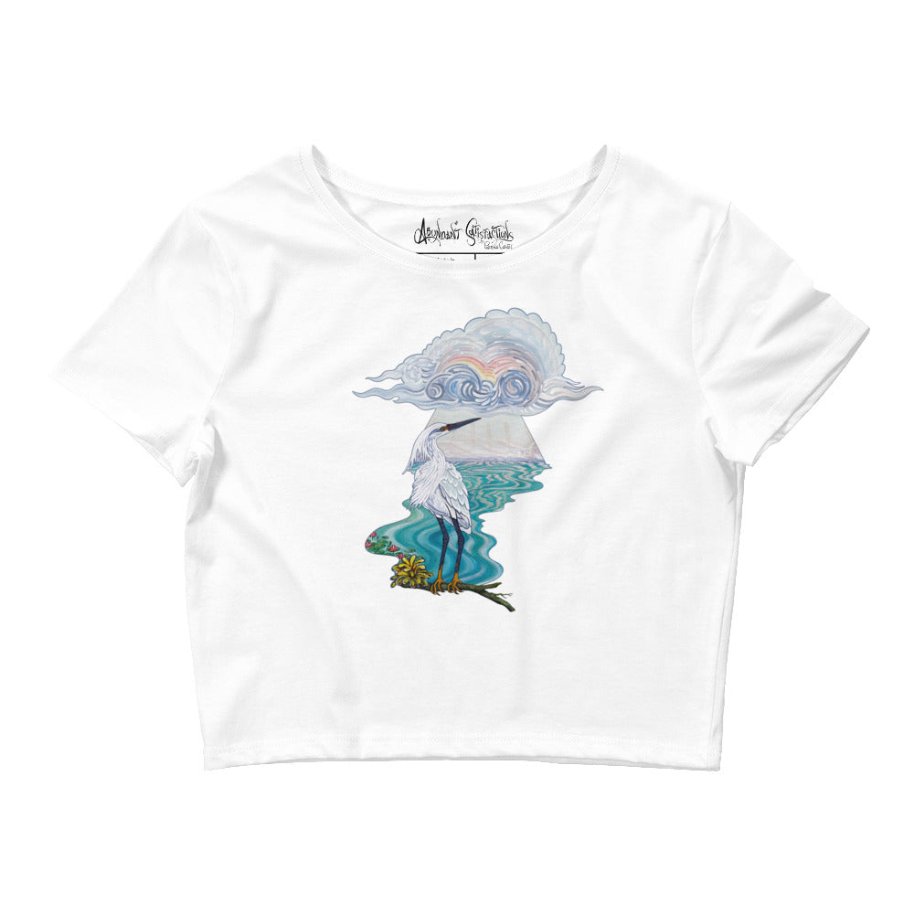"Conception" Crop Tee