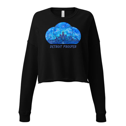 "Detroit Prosper" Crop Sweatshirt